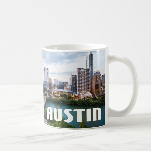 Austin, Texas stadsskylinfoto Kaffemugg (Höger)