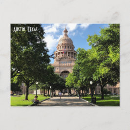 Austin Texas State Capital Byggnad Vykort