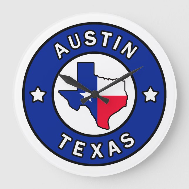 Austin Texas Stor Klocka (Framsida)