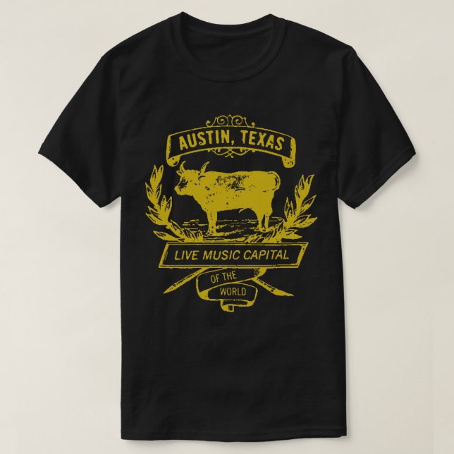 Austin Texas T Shirt (Design framsida)