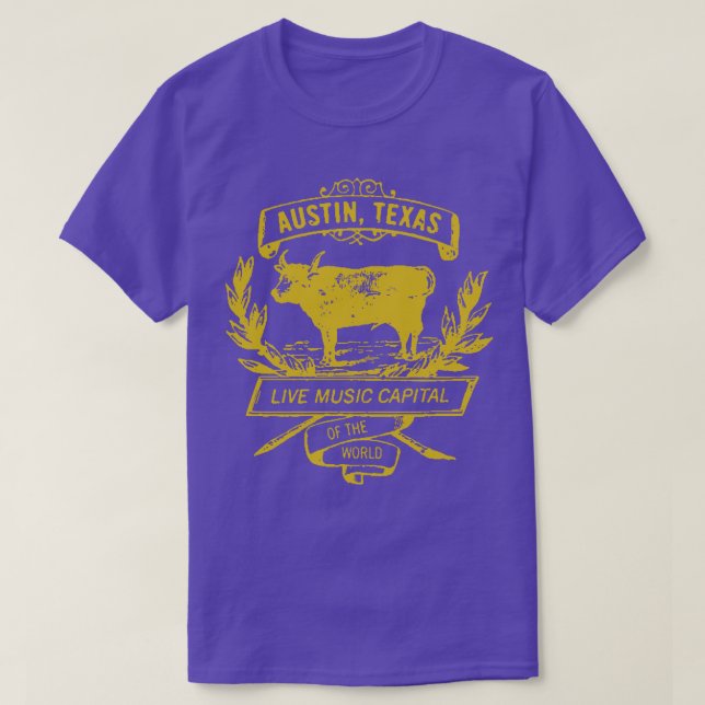 Austin Texas T Shirt (Design framsida)