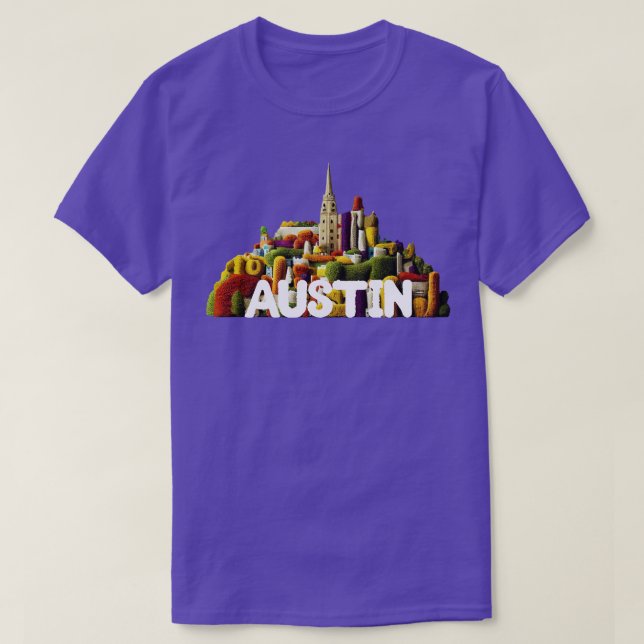 Austin Texas T Shirt (Design framsida)