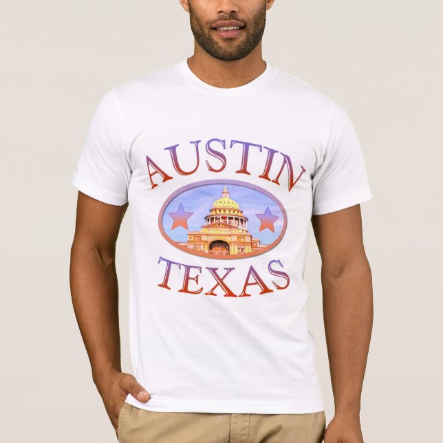 Austin Texas Tee Shirt (Framsida)