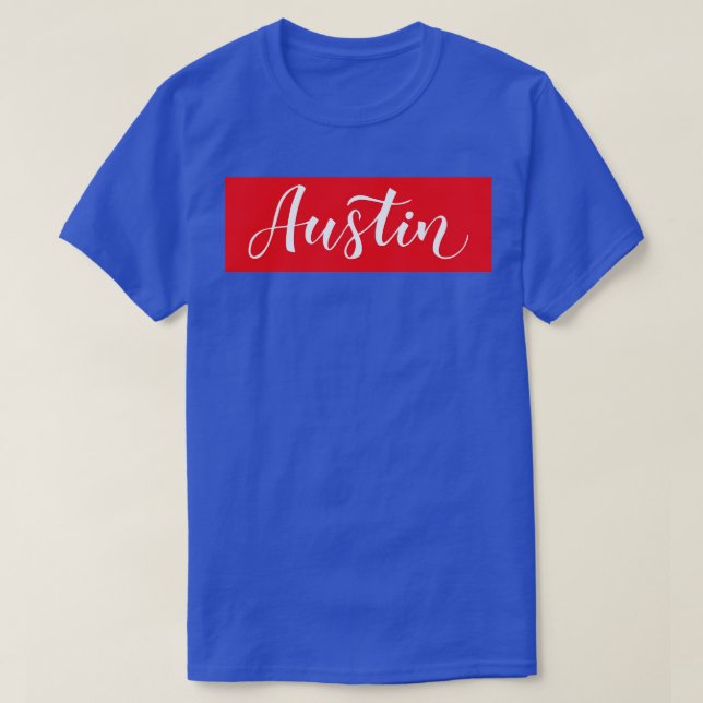 Austin Texas tog upp mig T Shirt (Design framsida)