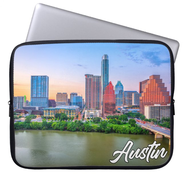 Austin, Texas, United Stater Laptop Fodral (Framsidan)