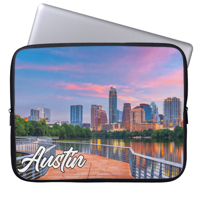 Austin, Texas, United Stater Laptop Fodral (Framsidan)