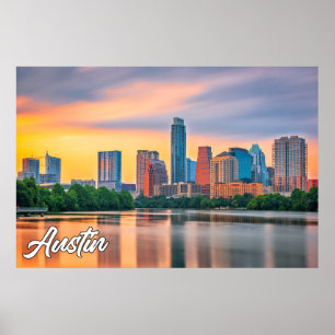 Austin, Texas, United Stater Poster