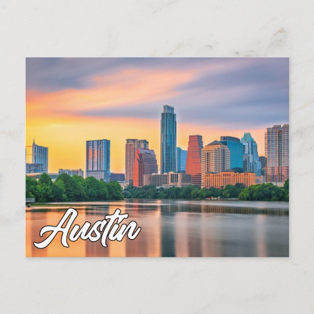 Austin, Texas, United Stater Vykort (Framsida)