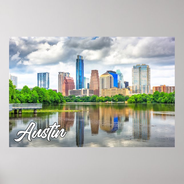 Austin, Texas, USA Poster (Framsidan)