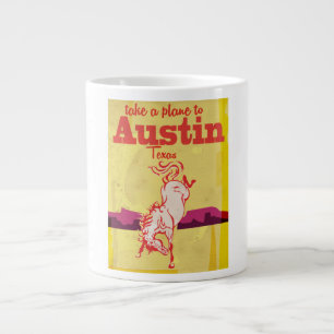 Austin Texas vintage resor poster Jumbo Mugg