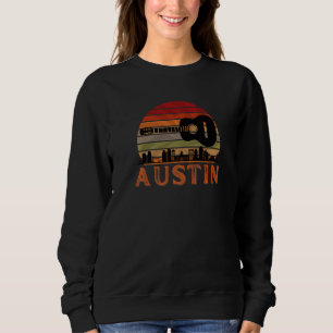 Austin Texas Vintage Sunset Music Capital T Shirt