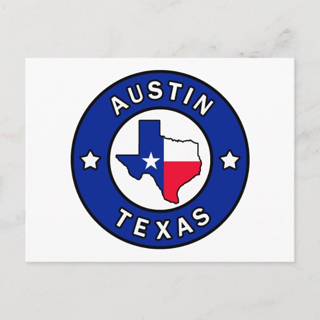 Austin Texas Vykort (Framsida)
