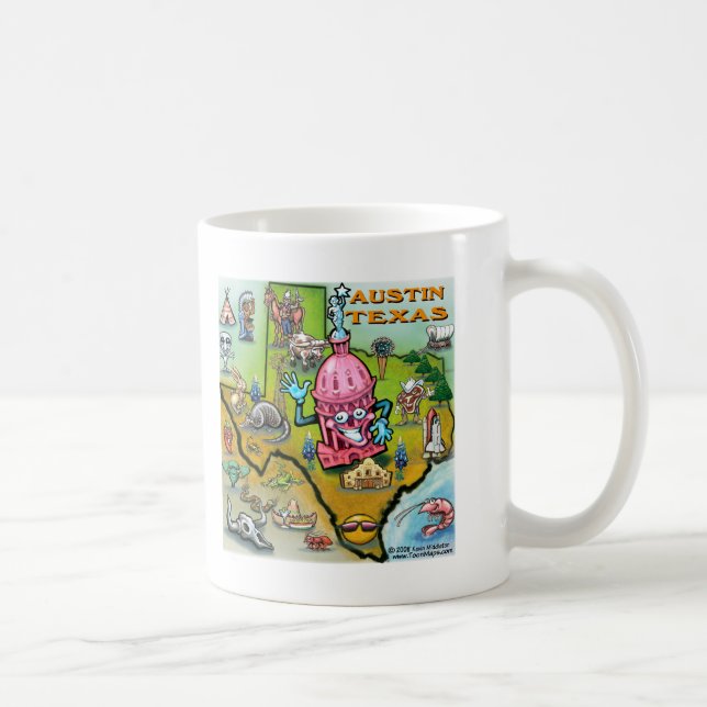 Austin TX Kaffemugg (Höger)