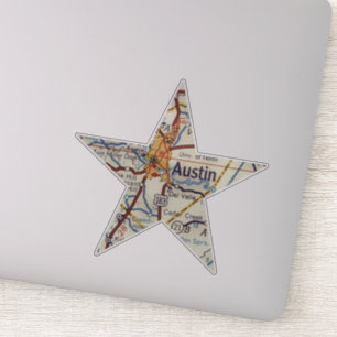 Austin TX Star Klistermärken