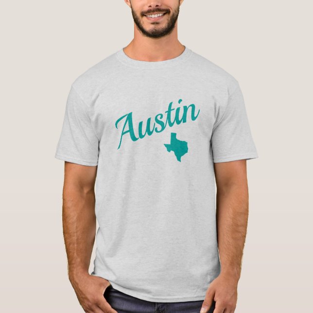 Austin TX-T-tröja T-shirt (Framsida)