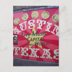 Austin, TX Vykort