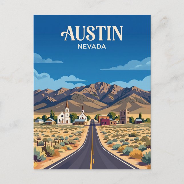 Austin USA Vykort (Framsida)