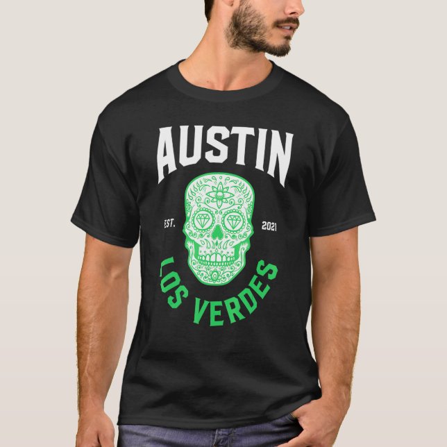 Austin Verdes Gear Austin Futbol Austin Soccer Fc  T Shirt (Framsida)