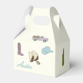 Austin Wedding Favor Box Presentaskar
