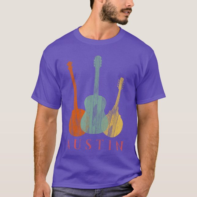 Austineas Distressed Music Små vänners flicka T Shirt (Framsida)
