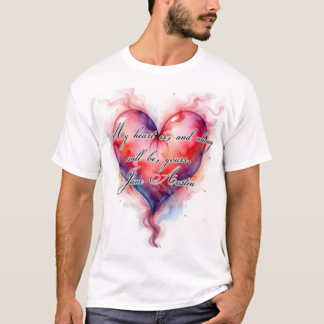 Austins hjärta t shirt (Framsida)