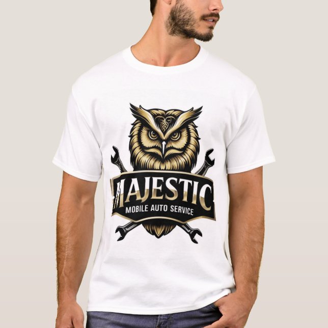 Austisk T-shirt-design T Shirt (Framsida)