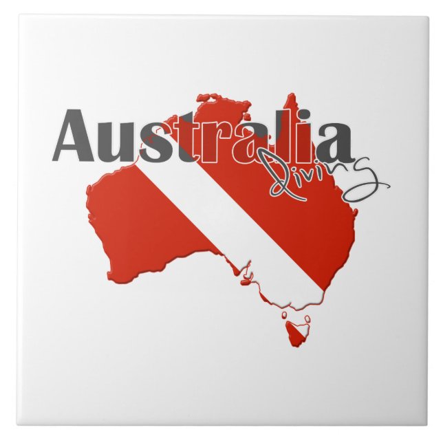 Austrailia dyka kakelplatta (Framsidan)