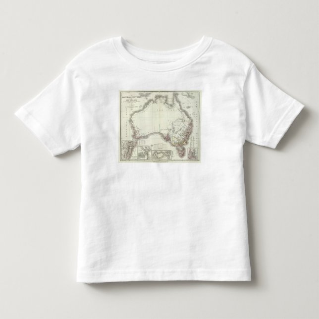 Austral-Kontinent T-shirt (Framsida)