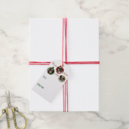 Australain Shepherd Juletiketters Presentetikett
