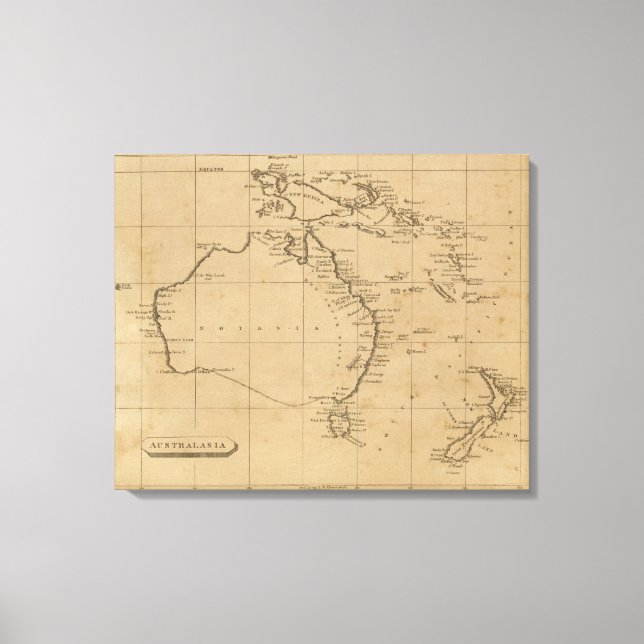 Australasia Canvastryck (Framsida)