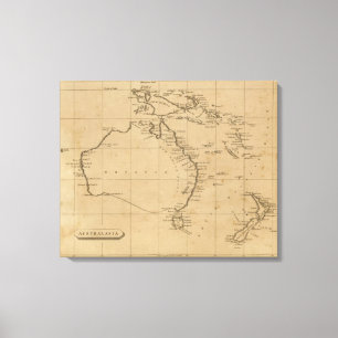 Australasia Canvastryck