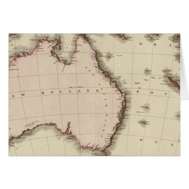 Australasis Hälsningskort (Framsidan Horizontal)