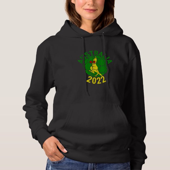 Australia 2022 Football Supporter Championship Soc T Shirt (Framsida)