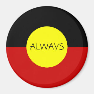 australia aboriginal flagga magnet