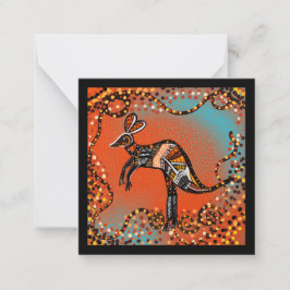 AUSTRALIA ART ANTECKNINGSKORT