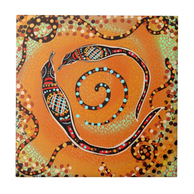 AUSTRALIA ART KAKELPLATTA (Framsidan)