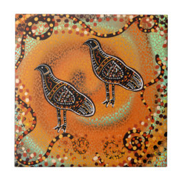 AUSTRALIA ART KAKELPLATTA