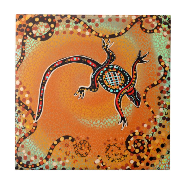 AUSTRALIA ART KAKELPLATTA (Framsidan)