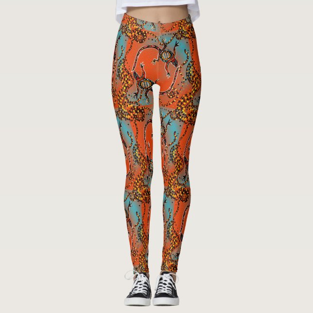 AUSTRALIA ART LEGGINGS (Framsida)