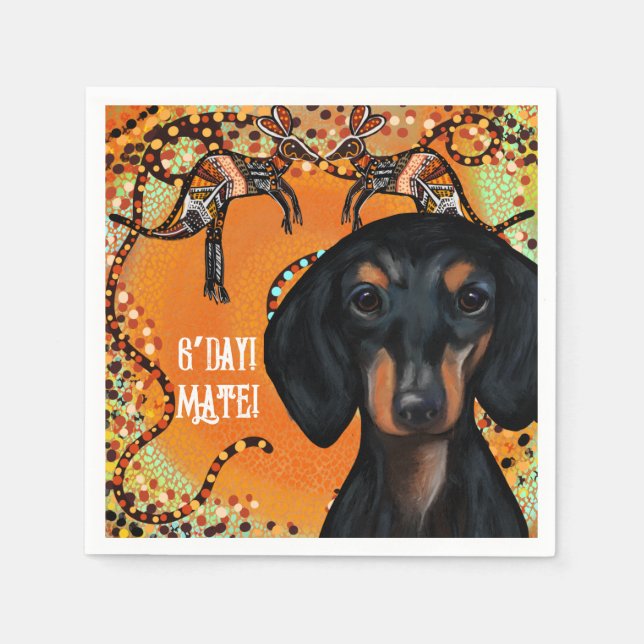 AUSTRALIA ART PAPPERSSERVETT (Framsidan)