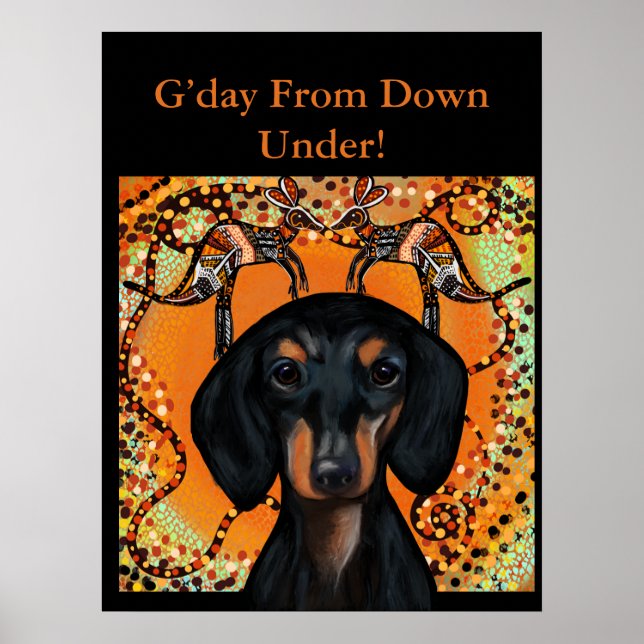 AUSTRALIA ART POSTER (Framsidan)