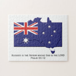 AUSTRALIA | Blad nation | AUSTRALISK FLAGGA Pussel