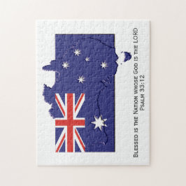 AUSTRALIA | Blad nation | AUSTRALISK FLAGGA Pussel