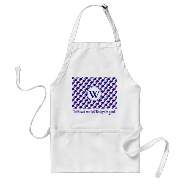 AUSTRALIA Christian | Klistra in och se | Monogram Förkläde (Framsidan)