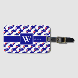 AUSTRALIA Christian Monogram Luggage Bagagebricka