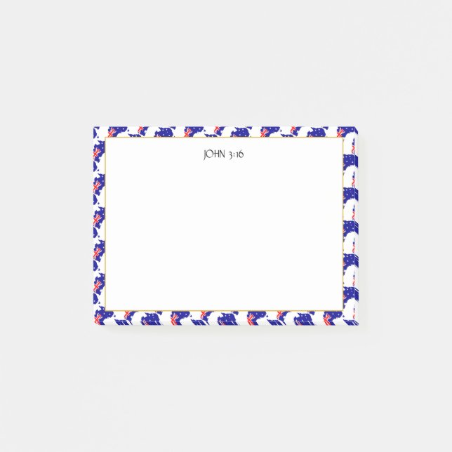 AUSTRALIA Christian Scripture Post-it Block (Framsida)