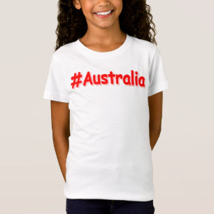 "#Australia" Cute Design. Köp nu T Shirt