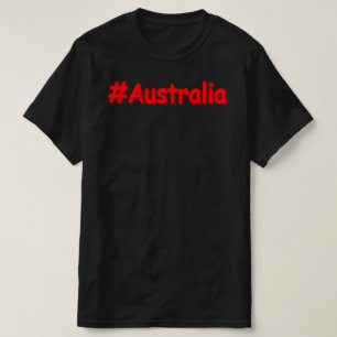 "#Australia" Cute Design. Köp nu T Shirt