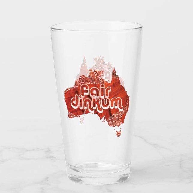 AUSTRALIA FAIR DINKUM GLASKOPP (Framsida)