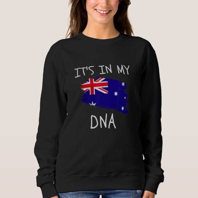 Australia Flag It's in my DNA Patriotic Australian T Shirt (Framsida)